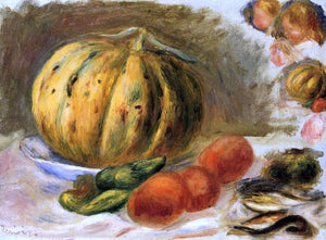  Pierre Auguste Renoir Melon and Tomatos - Art Print