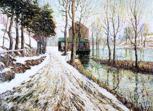  Ernest Lawson Melting Snow - Art Print