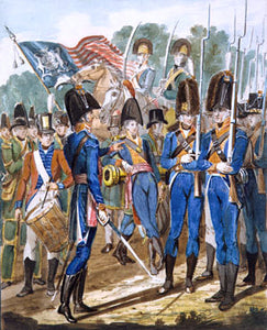  John Lewis Krimmel Members of the City Troop and Other Philadelphia Soldiery - Art Print