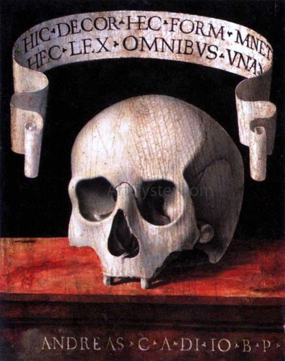  Andrea Previtali Memento Mori (verso) - Art Print