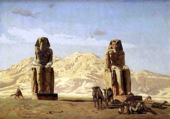  Jean-Leon Gerome Memnon and Sesostris, (study) - Art Print