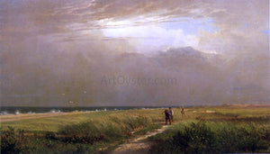  William Trost Richards Men on the Shore - Art Print