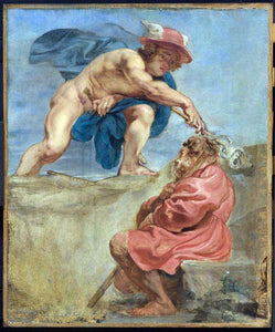  Peter Paul Rubens Mercury and a Sleeping Herdsman - Art Print