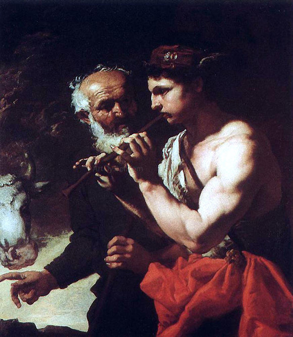  Johann Karl Loth Mercury Piping to Argus - Art Print