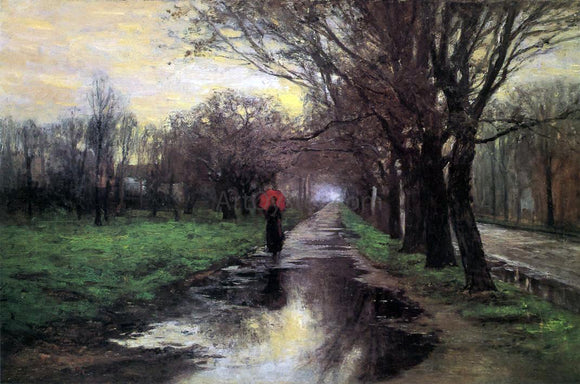  Theodore Clement Steele Meridian Street, Thawing Weather - Art Print