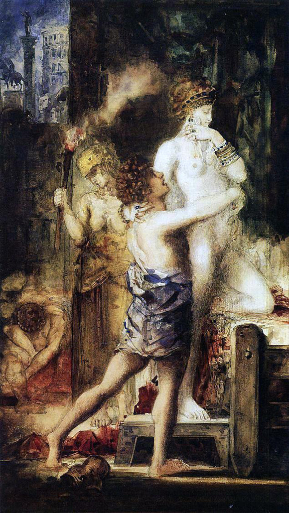  Gustave Moreau Messalina - Art Print