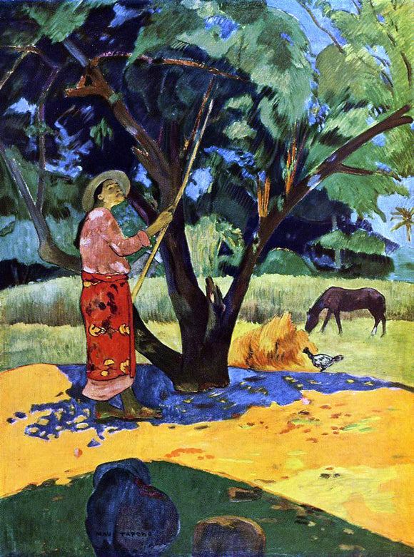  Paul Gauguin Meu Taporo (also known as Picking Lemons) - Art Print