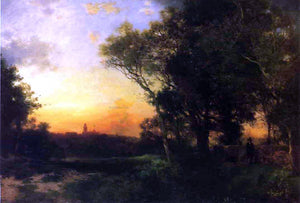  Thomas Moran Mexican Landscape near Cuernavaca - Art Print