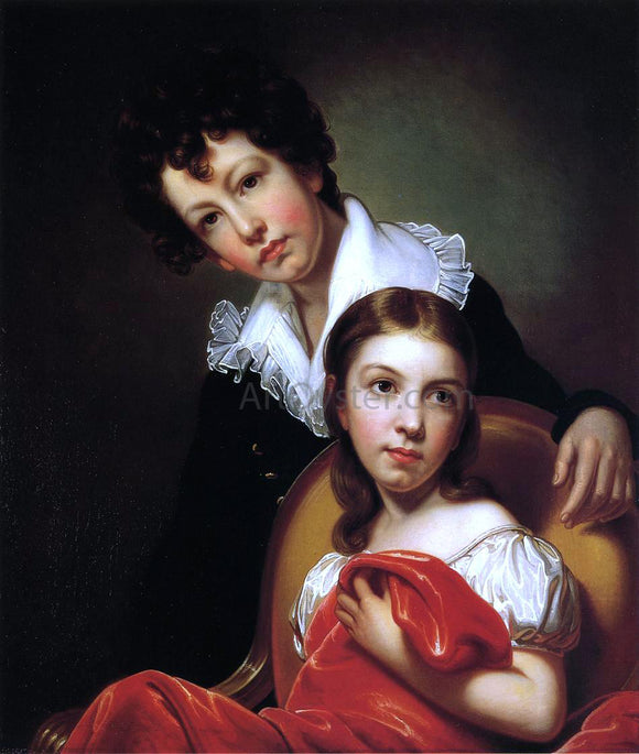  Rembrandt Peale Michael Angelo and Emma Clara Peale - Art Print