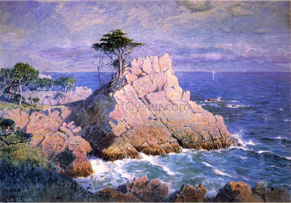  William Stanley Haseltine Midway Point, California (also known as Cypress Point, near Monterey) - Art Print