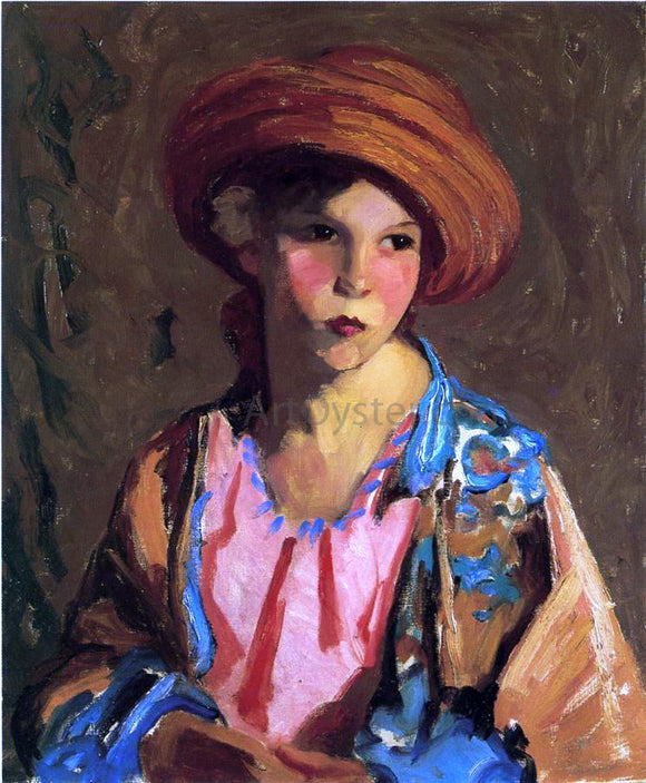  Robert Henri Mildred-O Hat - Art Print