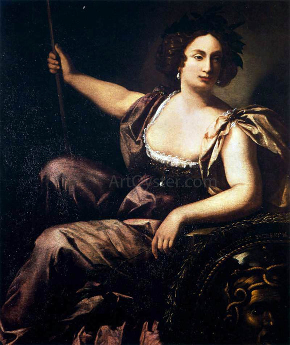  Artemisia Gentileschi Minerva - Art Print