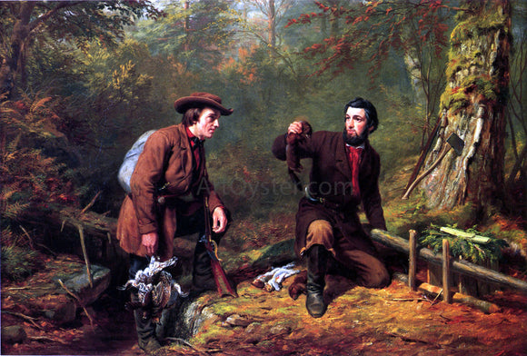  Arthur Fitzwilliam Tait Mink Trapping in Northern New York - Art Print