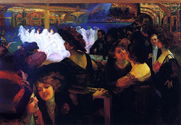  Michel Richard-Putz Minuit au Bal Tabarin, Paris - Art Print
