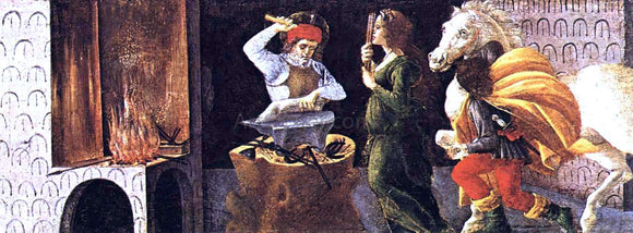  Sandro Botticelli Miracle of St Eligius (San Marco Altarpiece) - Art Print