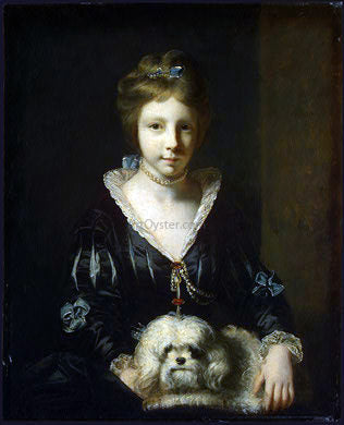  Sir Joshua Reynolds Miss Beatrix Lister - Art Print