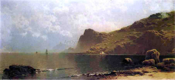  Alfred Thompson Bricher Mist Rising off the Coast - Art Print