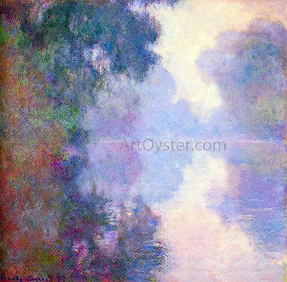  Claude Oscar Monet Misty morning on the Seine - Art Print