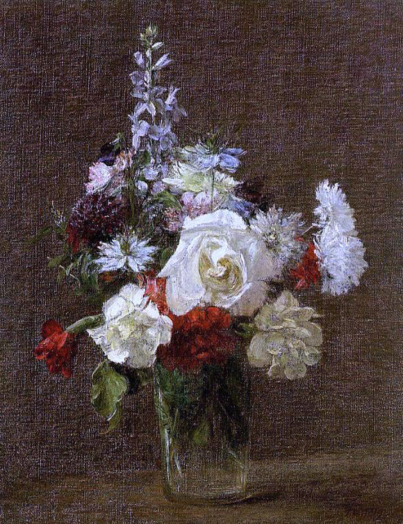  Henri Fantin-Latour Mixed Flowers - Art Print