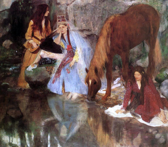  Edgar Degas Mlle Fiocre in the Ballet 'La Source' - Art Print