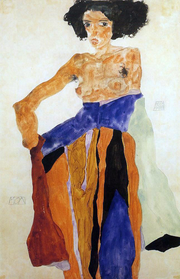  Egon Schiele Moa - Art Print