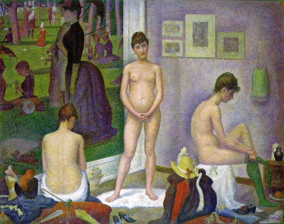  Georges Seurat Models - Art Print