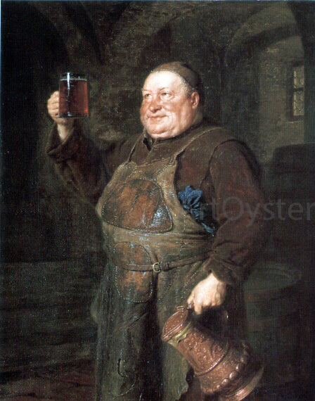  Eduard Grutzner Monch Mit Bierkrug - Art Print