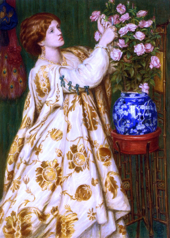  Dante Gabriel Rossetti Monna Rosa - Art Print