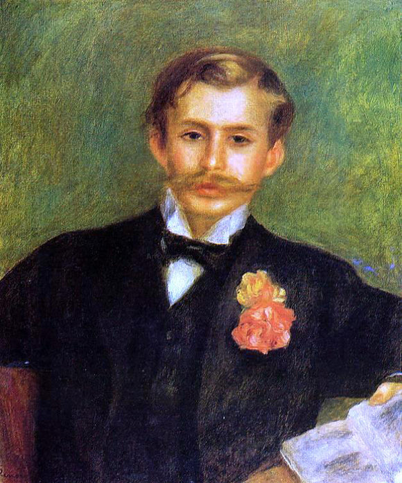  Pierre Auguste Renoir Monsieur Germain - Art Print