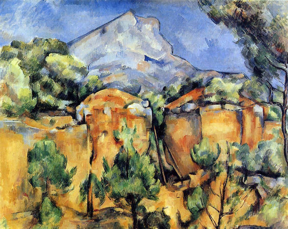  Paul Cezanne Mont Sainte-Victoire Seen from the Bibemus Quarry - Art Print