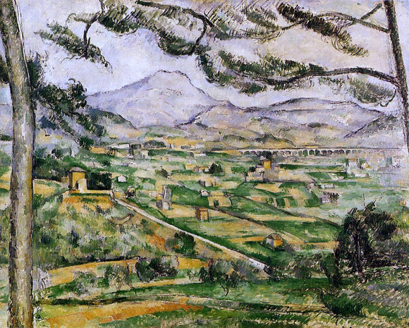  Paul Cezanne Mont Sainte-Victoire with Large Pine - Art Print