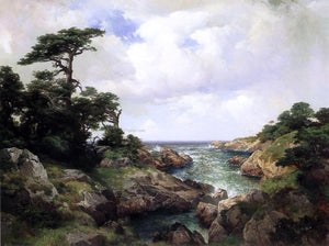  Thomas Moran Monterey Coast - Art Print