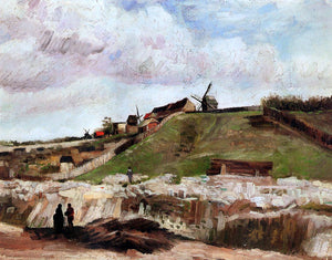 Vincent Van Gogh Montmartre: the Quarry and Windmills - Art Print