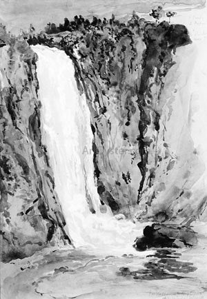  John Mackie Falconer Montmorency Falls, Canada - Art Print