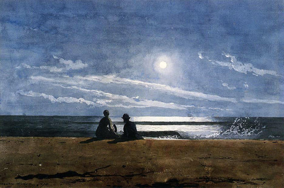  Winslow Homer Moonlight - Art Print