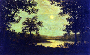  Ralph Albert Blakelock Moonlight on the Columbia River - Art Print