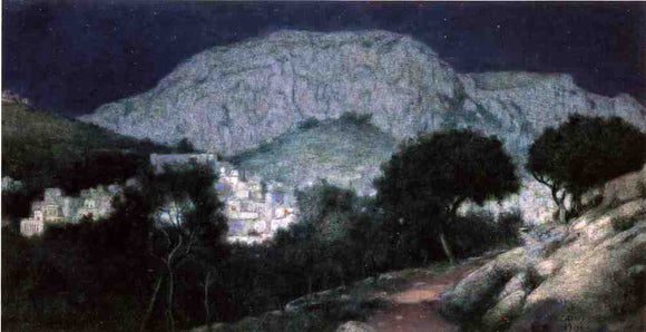  Charles Caryl Coleman Moonlight Capri - Art Print