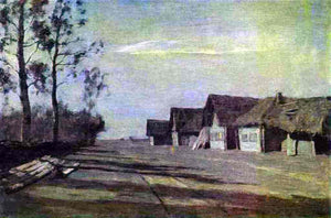  Isaac Ilich Levitan Moonlit Night, A Village - Art Print