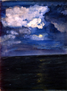  John La Farge Moonlit Seascape - Art Print