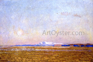  Frederick Childe Hassam Moonrise at Sunset, Harney Desert - Art Print