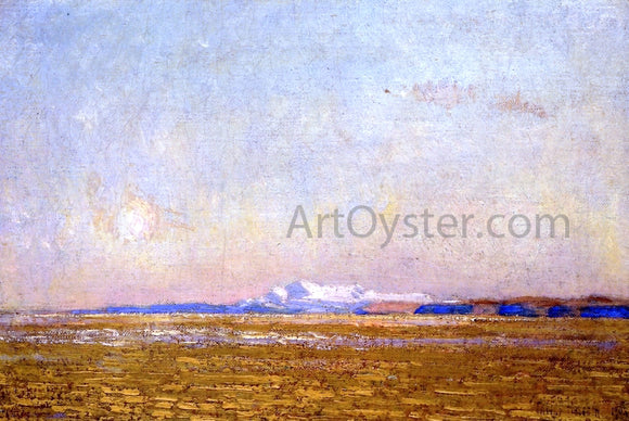  Frederick Childe Hassam Moonrise at Sunset, Harney Desert - Art Print