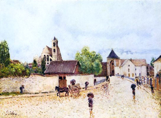  Alfred Sisley Moret-sur-Loing, Rain - Art Print