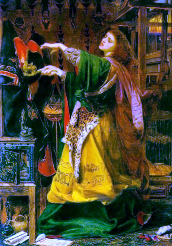  Anthony Frederick Sandys Morgana le Fay - Art Print