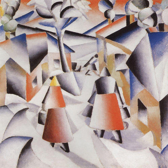 Kazimir Malevich Morning After Snowstorm - Art Print