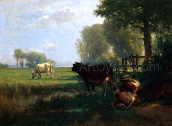  John Carleton Wiggins Morning at Babylon, Long Island - Art Print