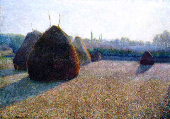  John Leslie Breck Morning Fog and Sun - Art Print