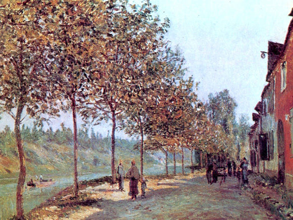  Alfred Sisley Morning in June (also known as Saint-Mammes et les Coteaux de la Celle) - Art Print