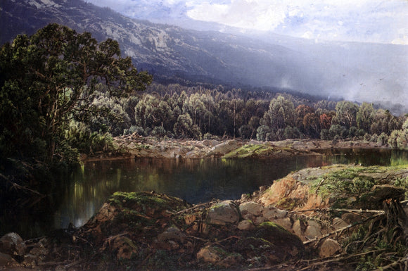  William Louis Sonntag Morning in the Adirondacks - Art Print
