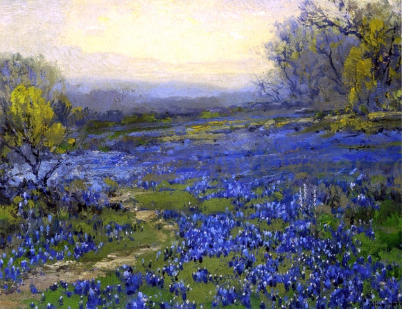  Julian Onderdonk Morning in the Bluebonnets - Art Print