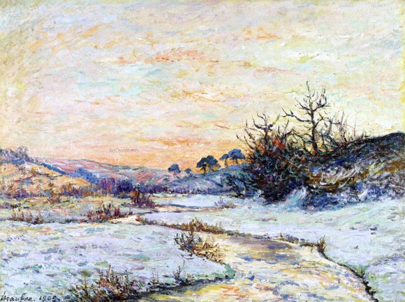  Maxime Maufra Morning in Winter, Vallee du Ris, Douardenez - Art Print